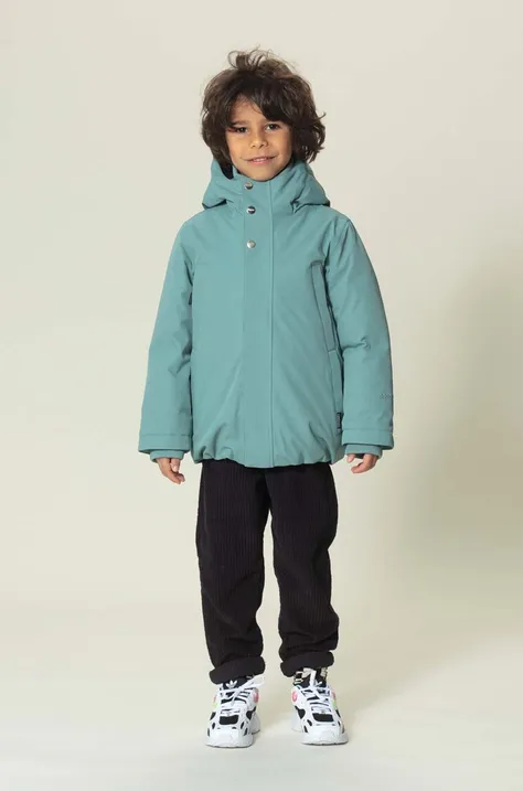 Дитяча куртка Gosoaky CHIPMUNCK колір бірюзовий
