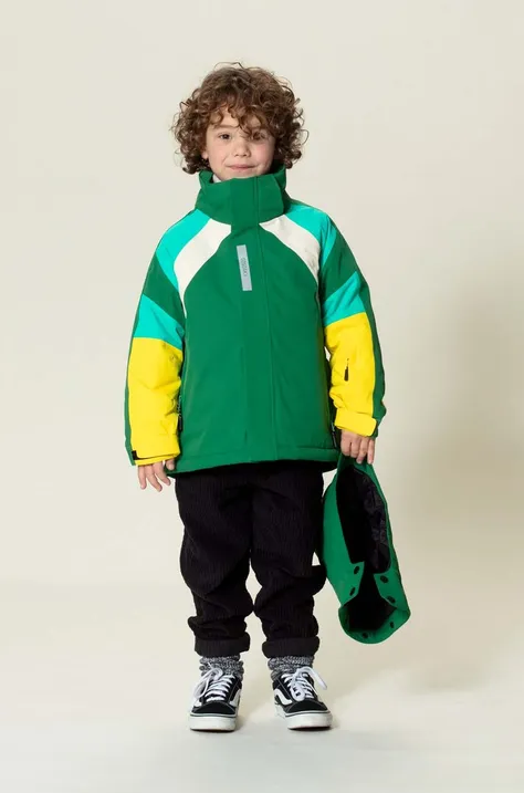 Дитяча гірськолижна куртка Gosoaky FAMOUS DOG колір зелений