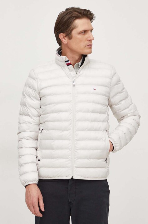 Куртка Tommy Hilfiger чоловіча колір сірий перехідна