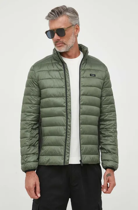 Calvin Klein kurtka męska kolor zielony zimowa