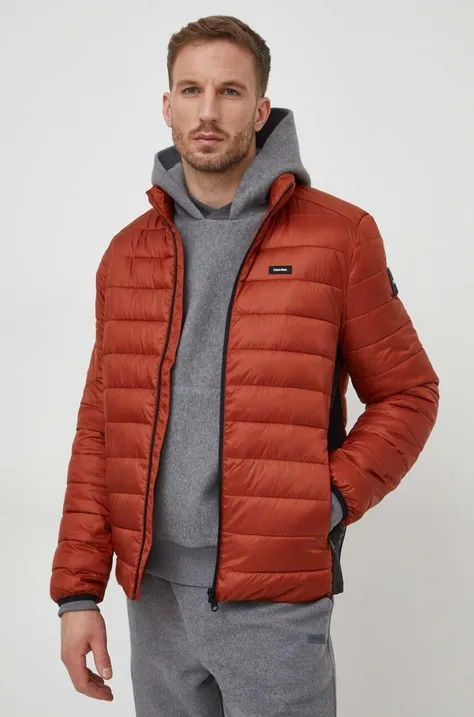 Куртка Calvin Klein мужская цвет коричневый зимняя