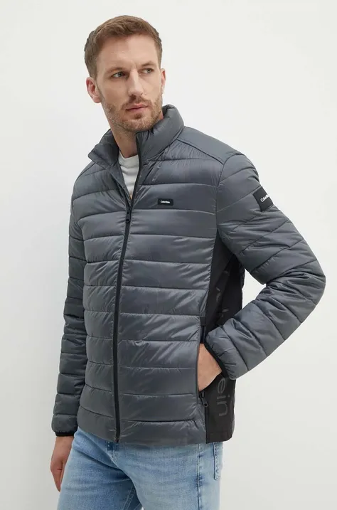 Куртка Calvin Klein мужская цвет серый зимняя