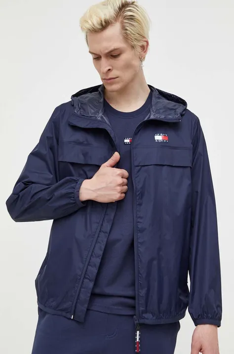 Куртка Tommy Jeans чоловіча колір синій перехідна