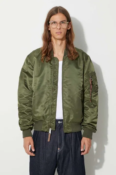 Alpha Industries bomber jacket MA-1 VF 59 men’s green color 191118.257