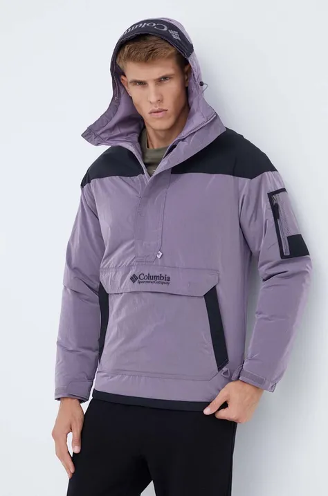 Куртка Columbia мужская цвет фиолетовый переходная