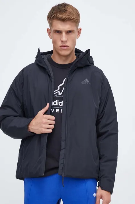 Куртка adidas чоловіча колір чорний зимова