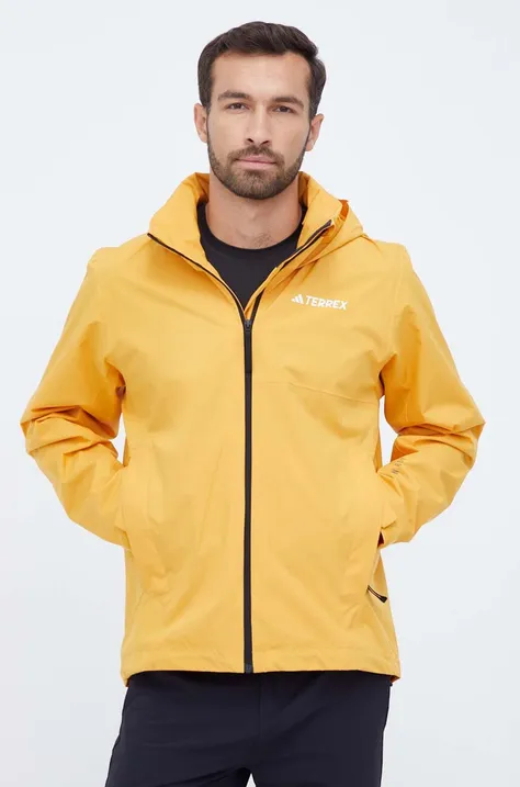 adidas TERREX kurtka przeciwdeszczowa Multi RAIN.RDY męska kolor żółty