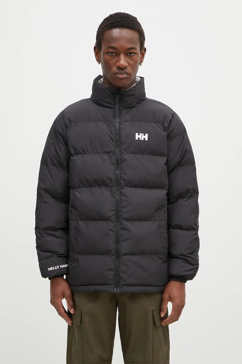 Двостороння куртка Helly Hansen чоловіча колір чорний зимова