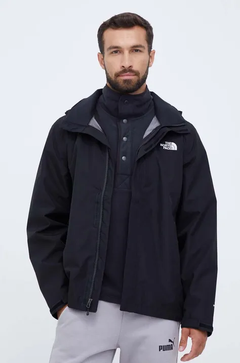 The North Face kurtka męska kolor czarny przejściowa NF00A3X5JK31