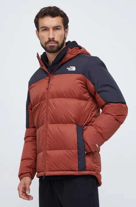 Пуховая куртка The North Face мужская цвет коричневый зимняя