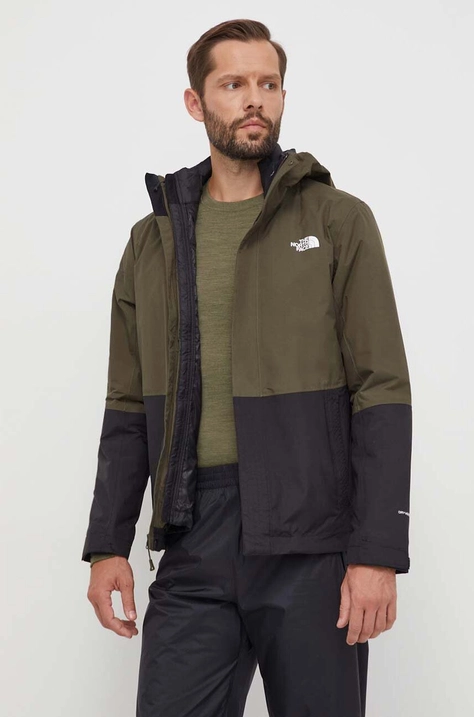 Куртка outdoor The North Face New Synthetic Triclimate цвет зелёный