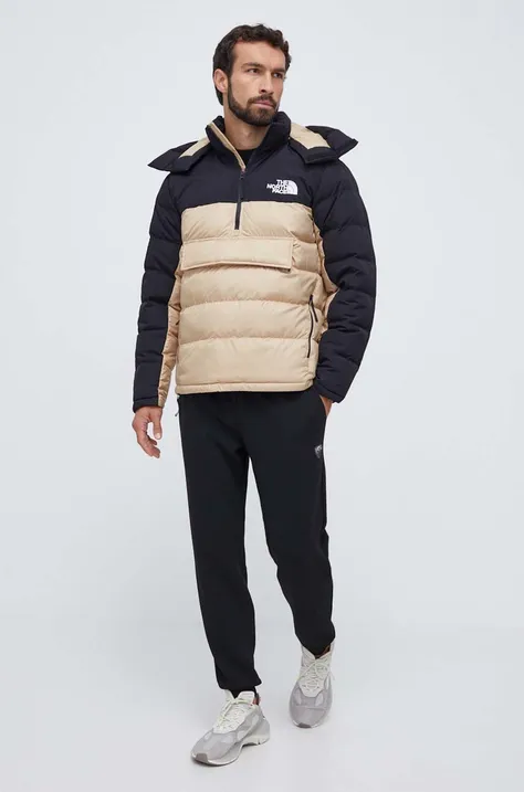 Куртка The North Face мужская цвет бежевый зимняя