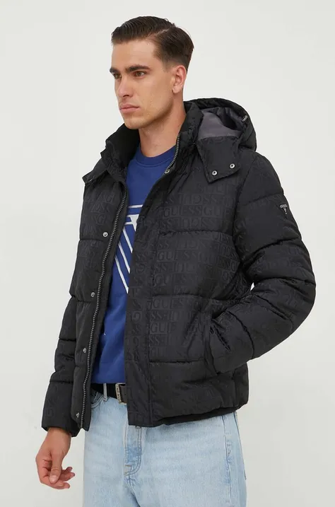 Guess rövid kabát férfi, fekete, téli