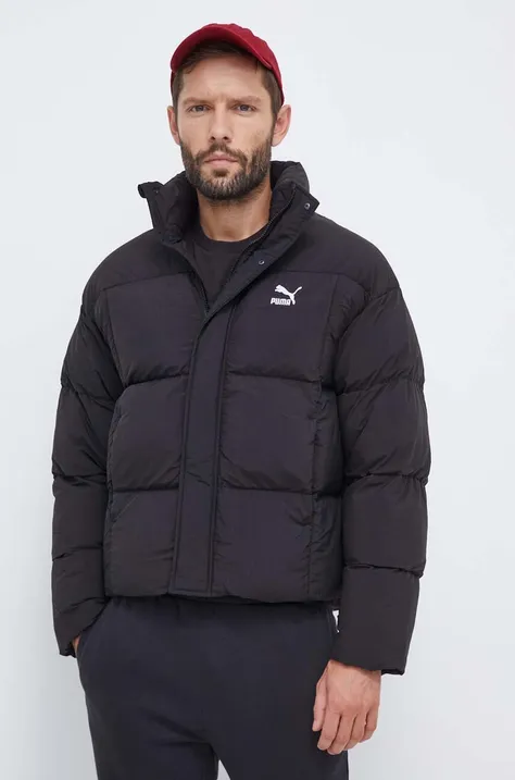 Puma rövid kabát férfi, fekete, téli