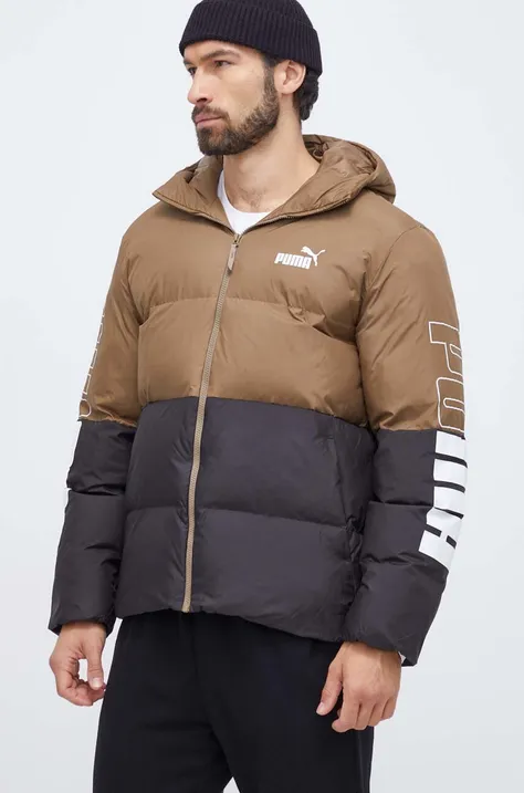 Куртка Puma мужская цвет коричневый зимняя