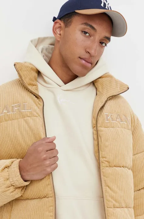 Karl Kani kurtka męska kolor beżowy zimowa