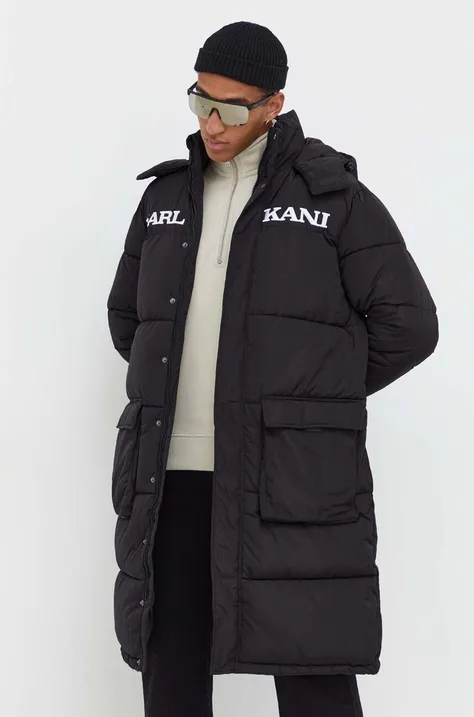 Karl Kani rövid kabát fekete, férfi, téli