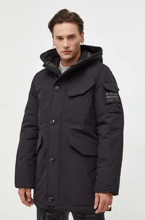 G-Star Raw kurtka męska kolor czarny zimowa