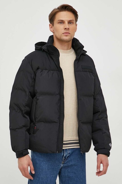Куртка Tommy Hilfiger мужская цвет чёрный зимняя