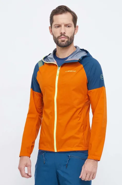 Športna jakna LA Sportiva Pocketshell rjava barva