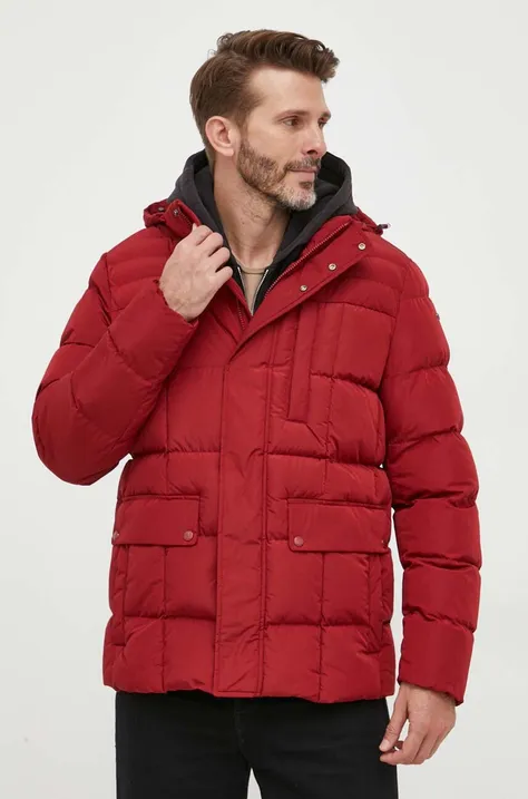 Geox kurtka męska kolor czerwony zimowa M3628C T2941 F7207