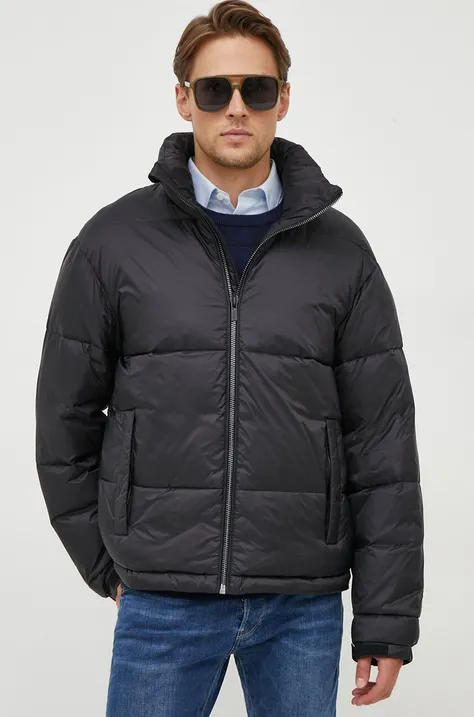 Куртка Trussardi чоловіча колір чорний зимова