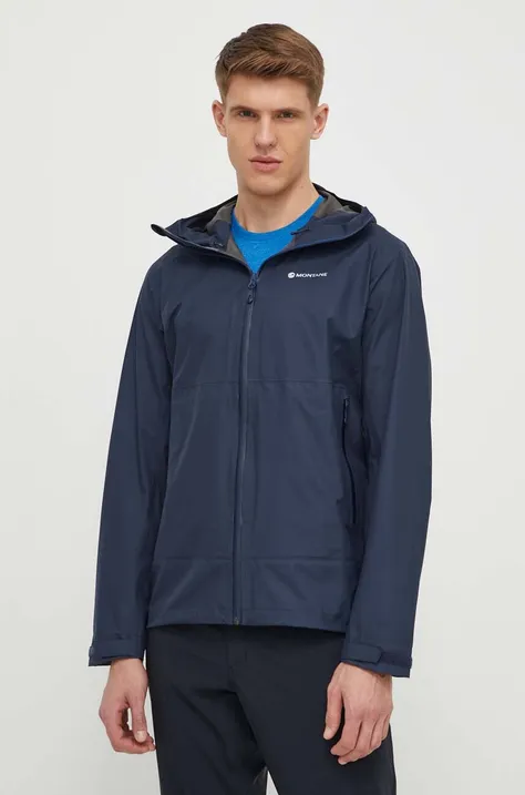 Vodoodporna jakna Montane Spirit Lite moška, mornarsko modra barva