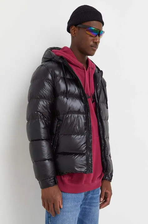 Пухова куртка After Label чоловіча колір чорний зимова