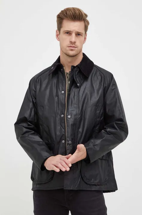 Куртка Barbour чоловіча колір чорний перехідна