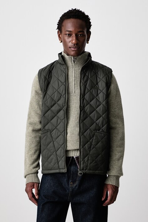 Barbour Bezrękawnik męski MONTY zielony MGI0221