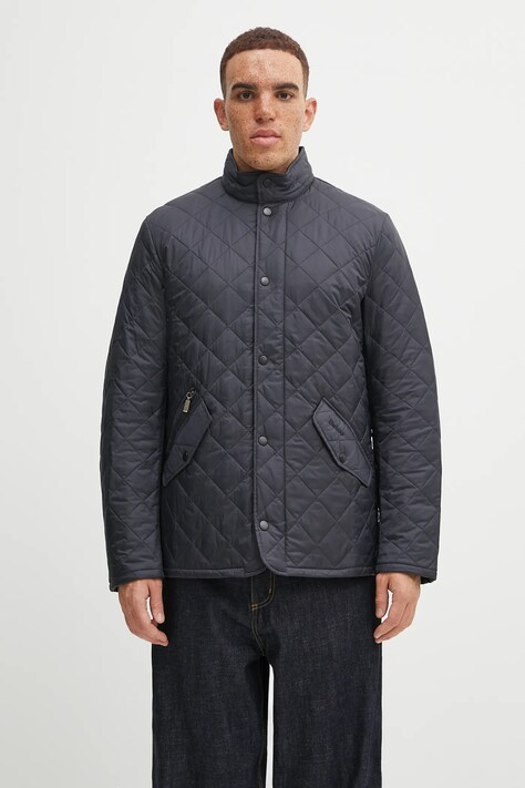 Яке Barbour в тъмносиньо преходен модел