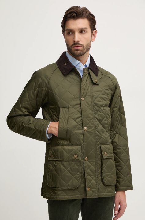 Яке Barbour Ashby Quilt в черно преходен модел MQU1638