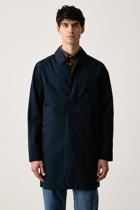 Barbour Płaszcz męski Lorden Waterproof Mac granatowy MWB0835
