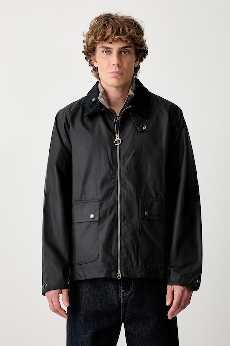Barbour куртка для мужчин вощенная BEDALE тёмно-синяя MWX2205
