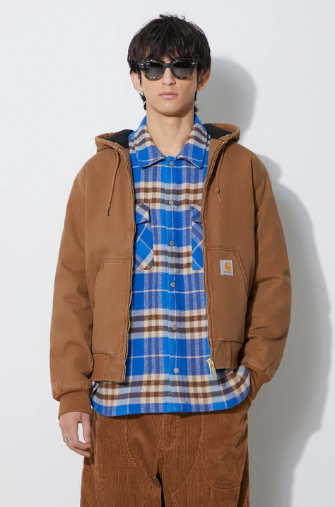 Carhartt WIP jacket men's brown color