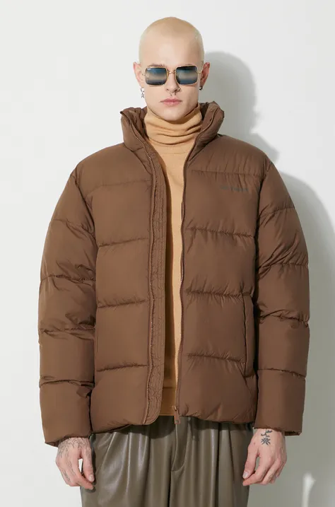Куртка Carhartt WIP чоловіча колір коричневий зимова