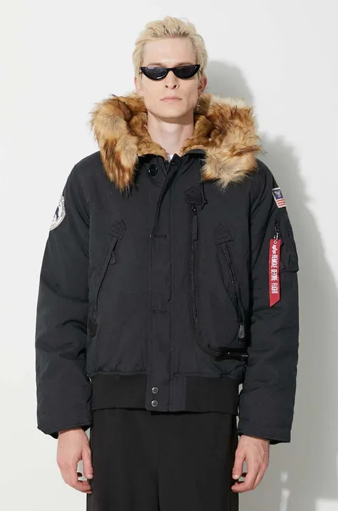 Куртка Alpha Industries Polar Jacket SV мужская цвет чёрный зимняя 133141.03