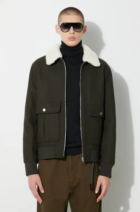 A.P.C. wool jacket green color