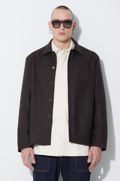 A.P.C. wool jacket brown color