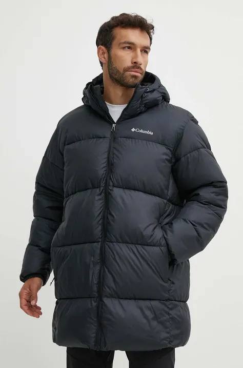 Куртка Columbia чоловіча колір чорний зимова