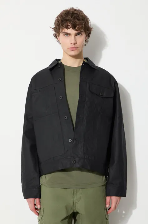 Traper jakna Filson Short Lined Cruiser za muškarce, boja: crna, za prijelazno razdoblje, FMCPS0012