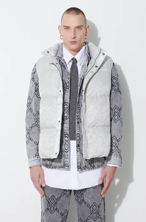 Елек Daily Paper Riyo Vest мъжки в сиво зимен модел 2321010