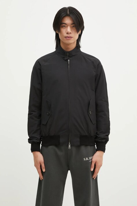 Baracuta Kurtka bomber G9 Cloth męski kolor czarny przejściowa BRCPS0001