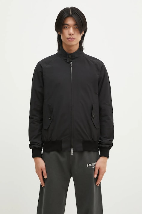 Baracuta Kurtka bomber G9 Cloth męski kolor czarny przejściowa BRCPS0001