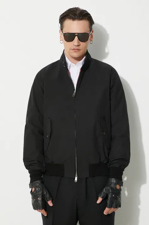 Bomber jakna Baracuta G9 Cloth za muškarce, boja: crna, za prijelazno razdoblje, BRCPS0001