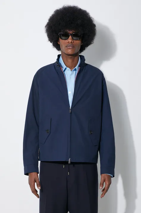 Bomber jakna Baracuta G4 Cloth za muškarce, boja: tamno plava, za prijelazno razdoblje, BRCPS1006