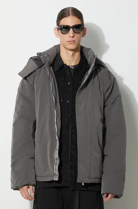 Куртка Daily Paper Joel мужская цвет серый зимняя oversize 2323046