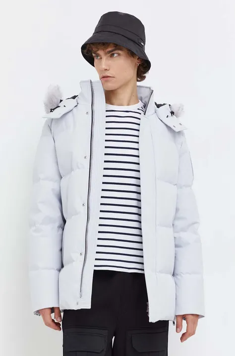 Пуховая куртка MOOSE KNUCKLES мужская цвет серый зимняя