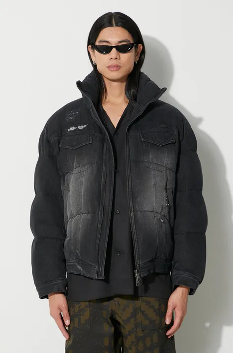 Пухова куртка Ader Error Nox Puffer чоловіча колір чорний зимова BMADFWDW0105