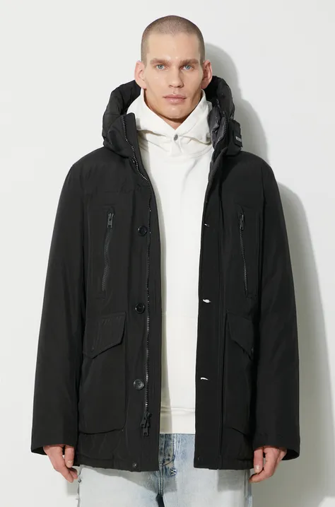 Pernata jakna Woolrich Ramar Arctic Parka za muškarce, boja: crna, za zimu, CFWOOU0866MRUT0001